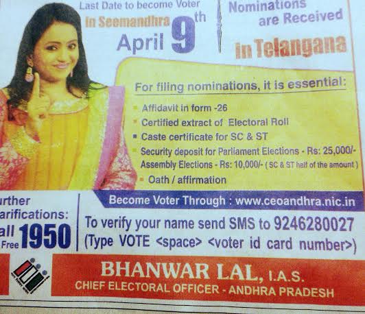 Anchor Suma  Vote, Telugu Anchor Suma Popularity, Suma Election Campaign,Election Officer Bhanwar Lal